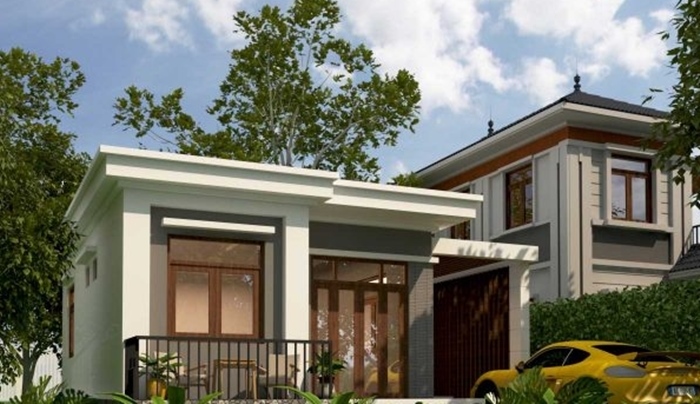 Ngắm những mẫu nhà mái bằng cấp 4 đẹp hút mắt - 9